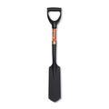 Hisco 4 in Trench Shovel, 21 in L D-Grip Handle HITS481D
